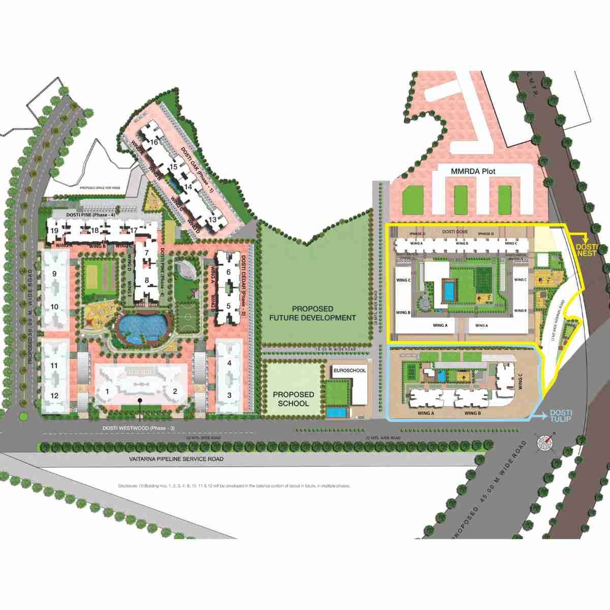 Dosti-Pine-Floor-Plan-Master-Layout